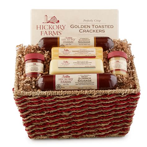 This item Hickory Farms Sweet Hot Mustard, Horseradish Sauce and Chipotle Ranch Sauce (3 Bottle Bundled Set) 44. . Hickory farms gift baskets